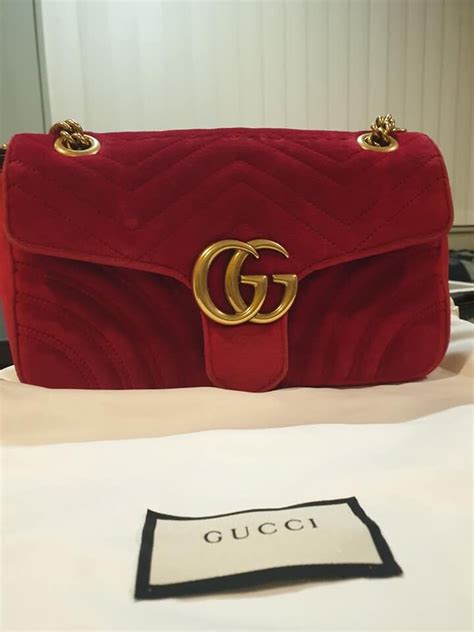 real real gucci marmont|Gucci Marmont red velvet.